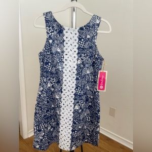 NWT Lilly Pulitzer for Target Upstream Shift Dress in Navy Size 10